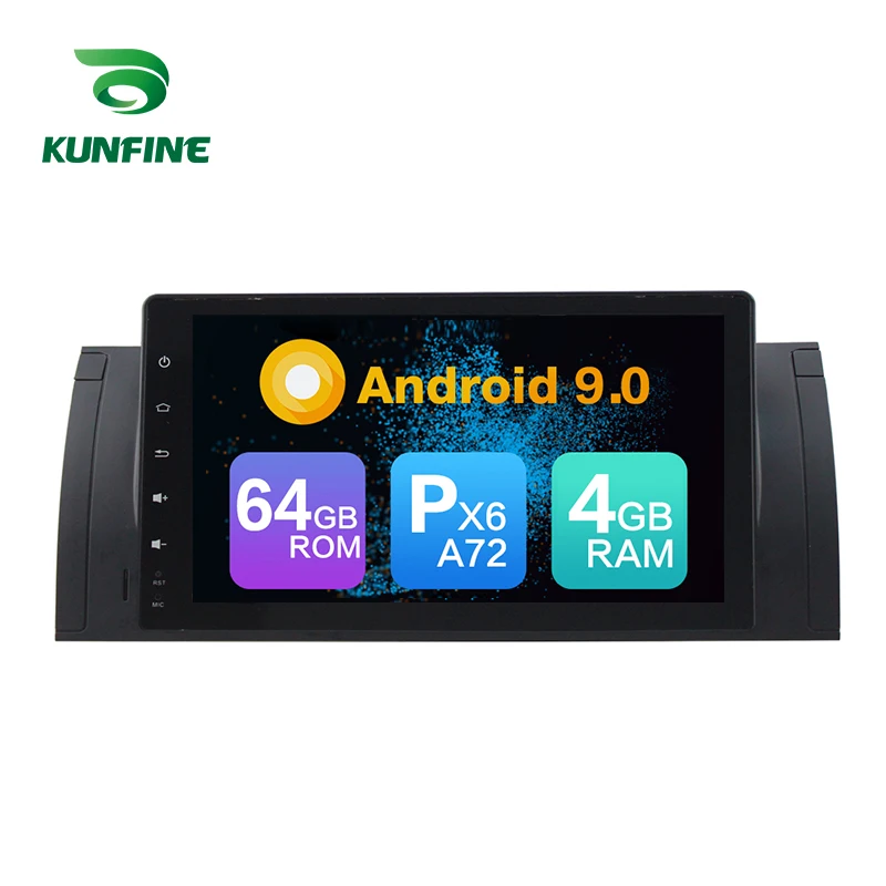 Android 9 0 Core PX6 A72 ОЗУ 4 Гб ПЗУ 64 ГБ Автомобильный DVD GPS мультимедийный плеер стерео для
