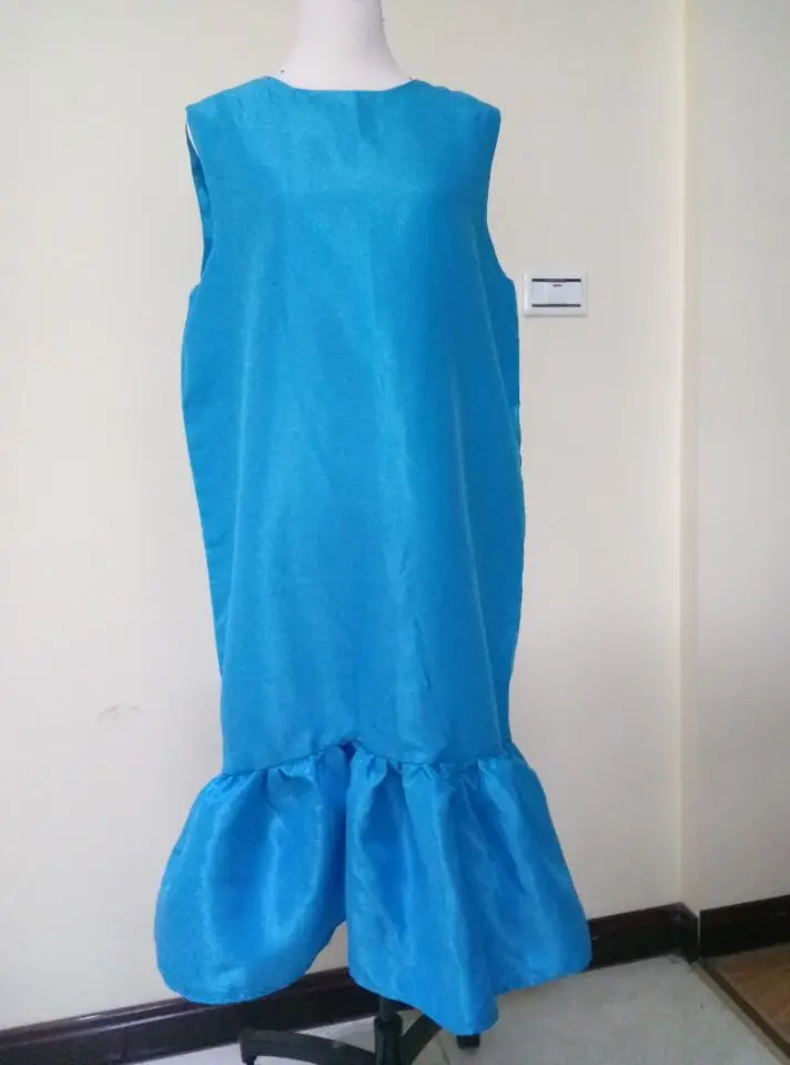 Женское атласное платье до середины икры синее розовое красное черное желтое