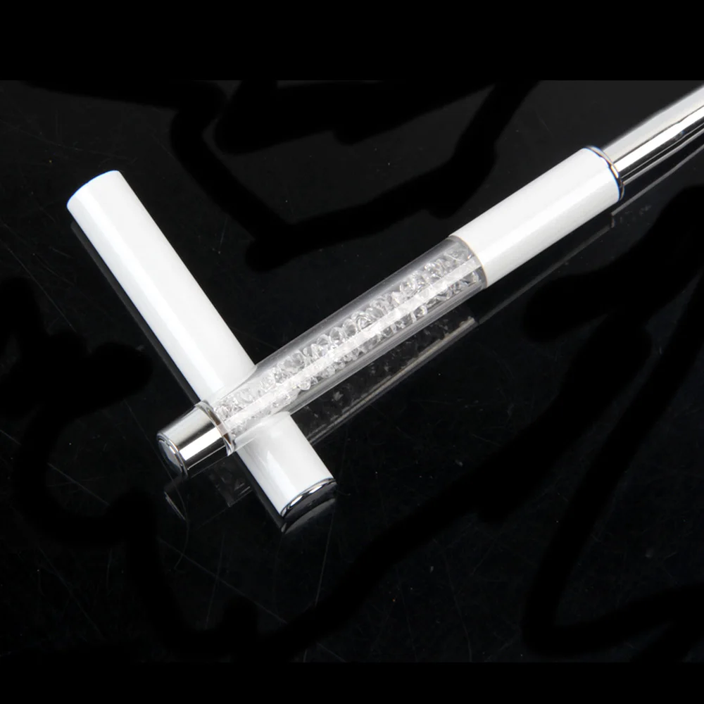 ANGNYA, 1 шт., для дизайна ногтей, натуральный колонок, Соболь, акриловая ручка с кисточкой из полимерного материала, УФ-Гель-лак, сделай сам, живопись, резьба, карандаш для маникюра, инструменты № 2, 6, 8, 10