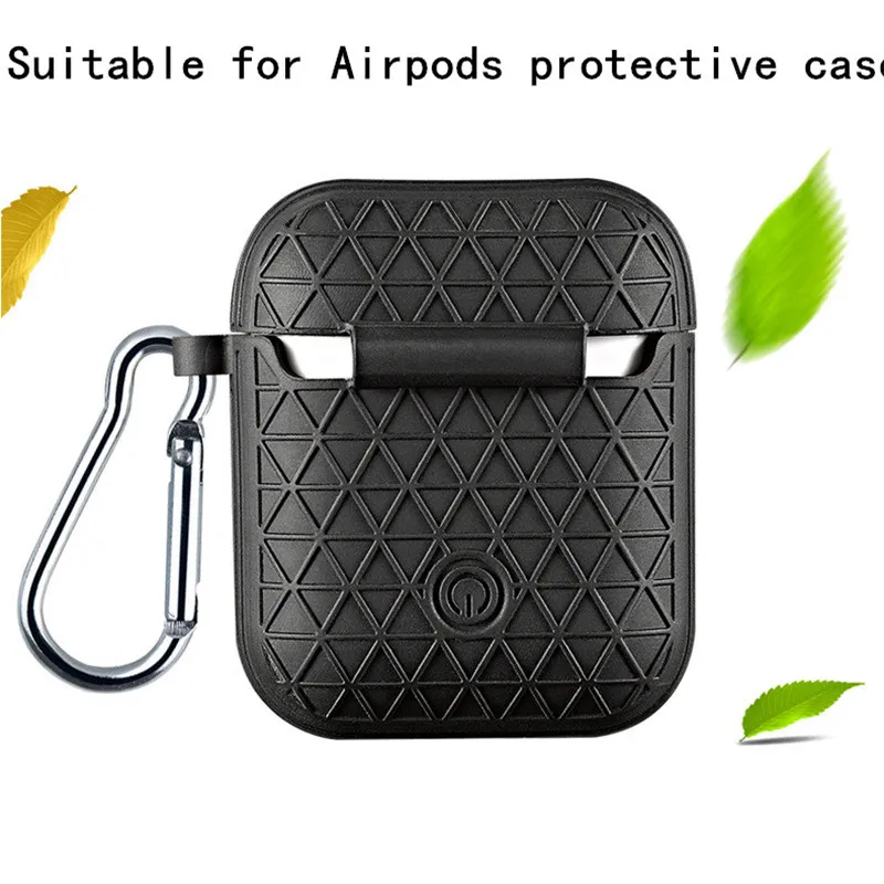 Подходит для Air Pods силиконовая беспроводная гарнитура кожаный чехол Apple Airpods