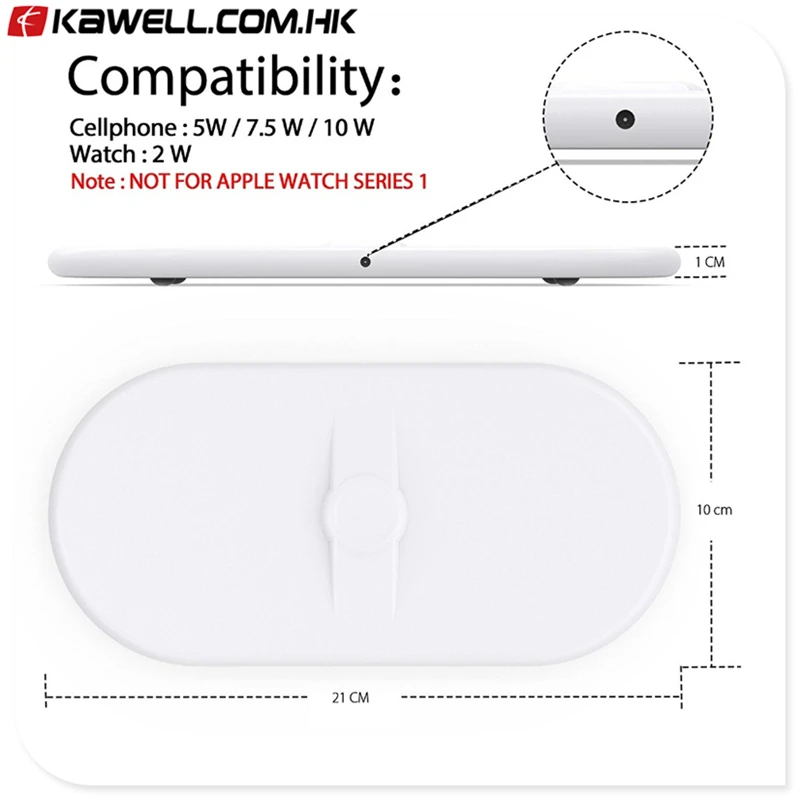 10 шт в партии 3 1 Беспроводное зарядное устройство для iPhone X 8 Apple Watch Samsung | Мобильные