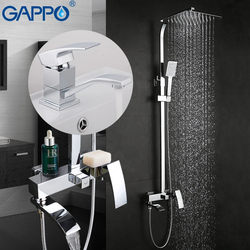 GAPPO Bathtub Faucets shower faucet set bathtub mixer tap waterfall wall head Basin Faucet | Обустройство дома