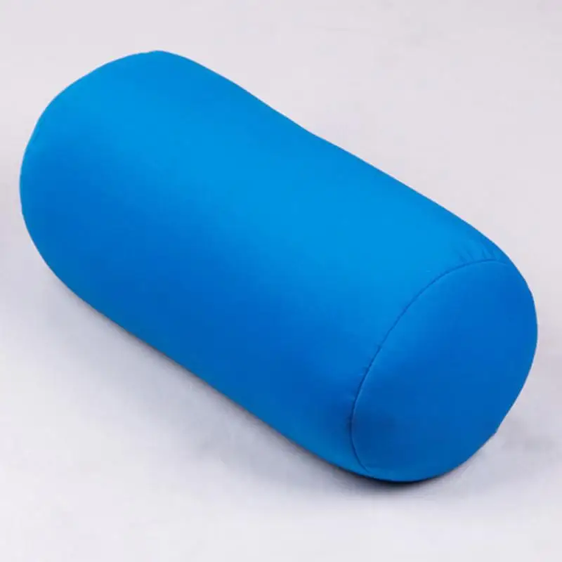 blue 30 см x 16 см цилиндрическая Подушка Micro Mini microbeads задняя подушка рулон Подушка голова Удобная дорожная подушка украшение кровати#20 - Цвет: blue