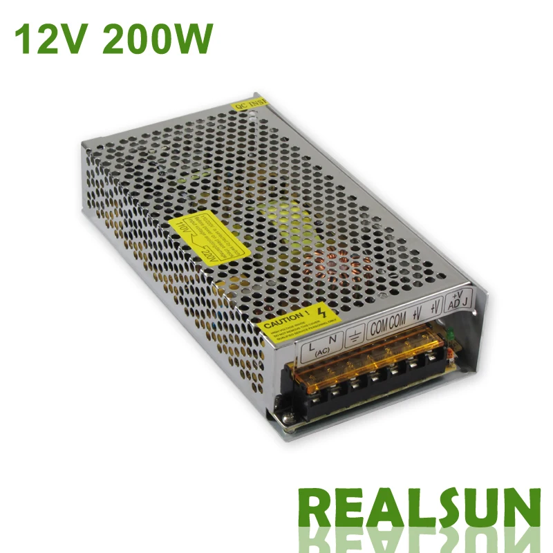 12V 16.7A 200W Драйвер импульсного источника питания импульсный переключатель для