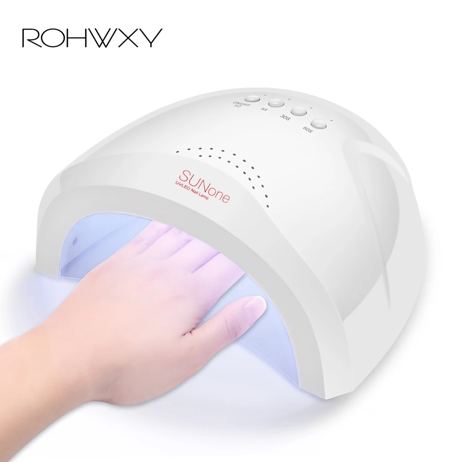 ROHWXY 48 Вт Sunone лампа для ногтей УФ сушка Светодиодная маникюра Ультрафиолетовая