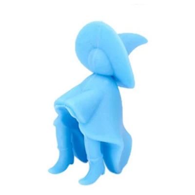 Blue Распродажа дизайн кухонные подставки крышка перелива подставка для палочек для еды держатели кухонные аксессуары силиконовый подъемный горшок инструменты 40gC - Цвет: Blue