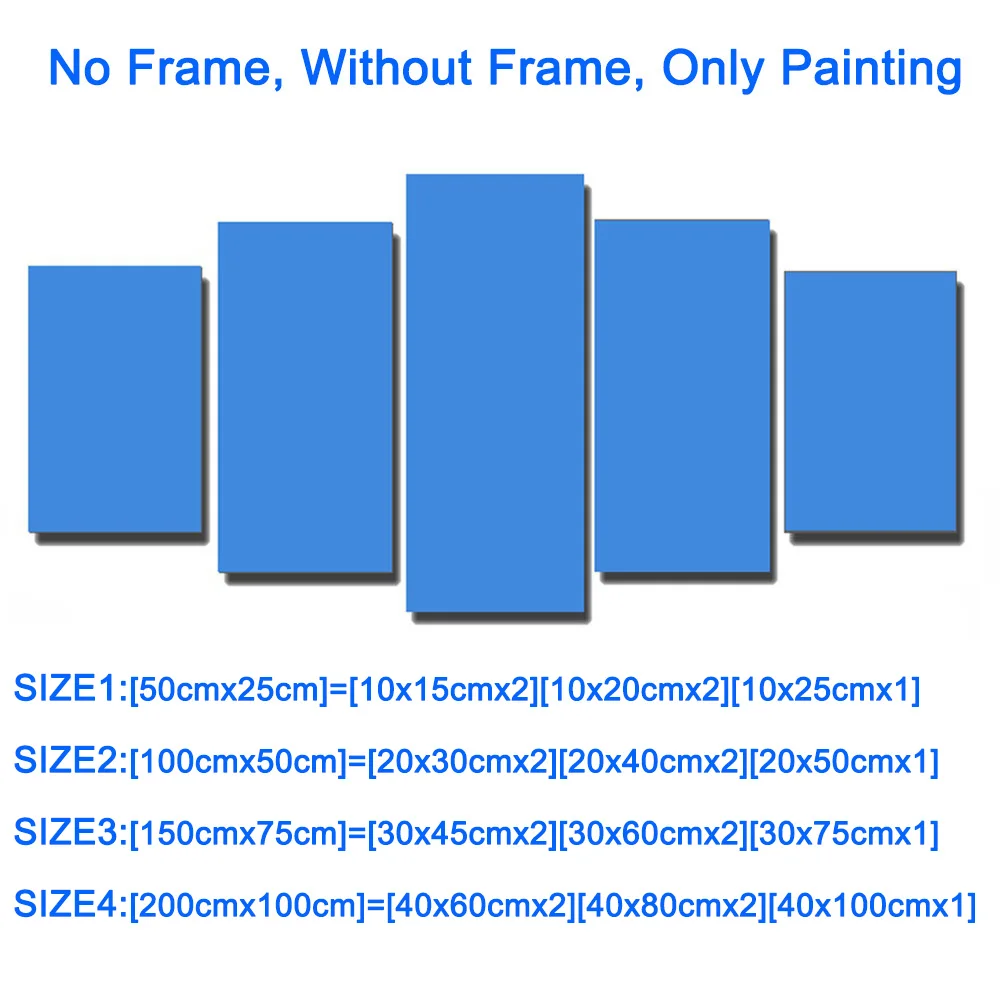 Современная живопись на холсте 5 панелей плакат орхидеи цветы настенные картины