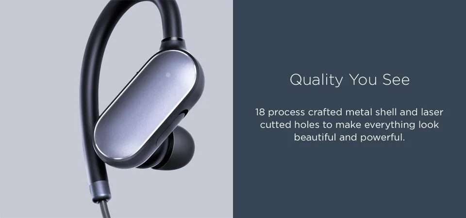 Xiaomi mi, Спортивная bluetooth-гарнитура Xiao mi, беспроводная Bluetooth 4,1, музыкальные спортивные наушники, IPX4, водонепроницаемые наушники