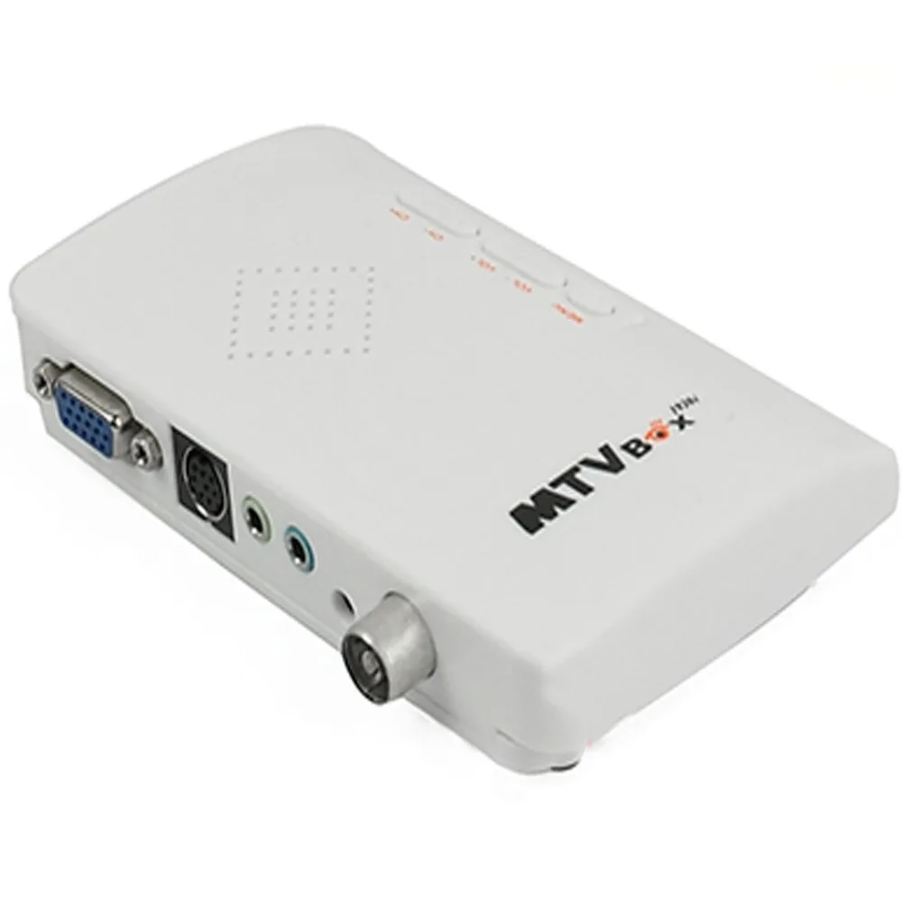 1080P LCD TV Box Внешний HD CRT VGA внешний ТВ тюнер M ПК приемник AV к с дистанционным