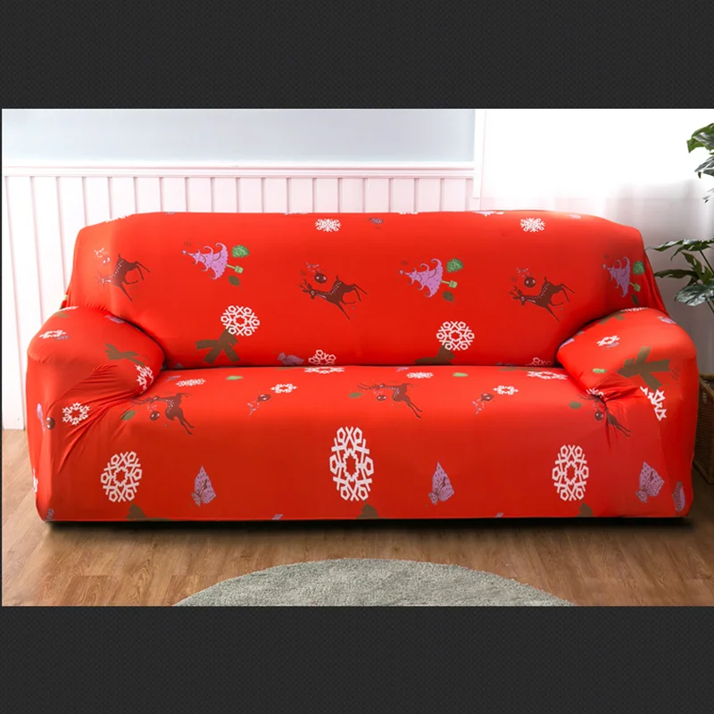 Чехол для дивана Merry Christmas полноразмерный чехол большой эластичный универсальный