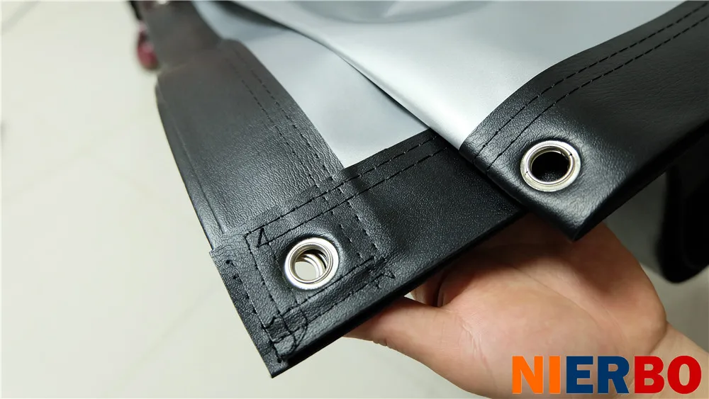 200 дюймов серебро проектор экраны складной переносной ушко настенный потолочный