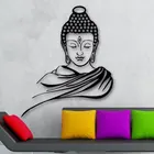 3D плакат, Классический религия, буддизм, Будда, медитация, наклейка на стену, виниловая Съемная Наклейка на стену, домашний декор, наклейка на стену, YJ21