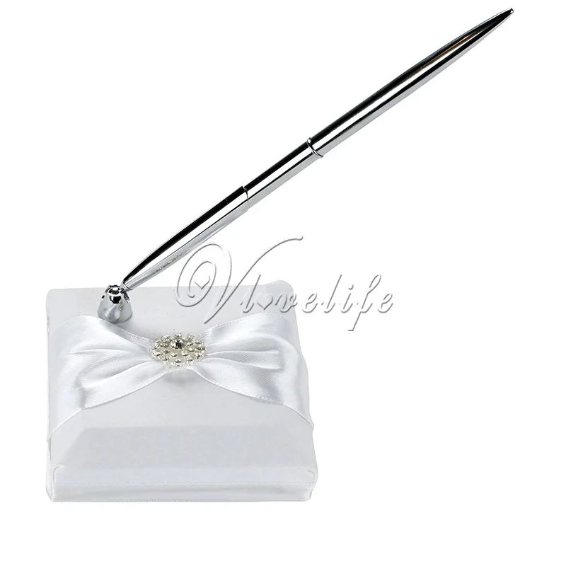 Набор ручек для свадьбы с лентами стразы пряжка ручка держатель свадебных