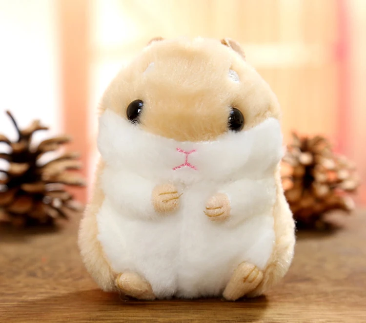 10 см милые плюшевые игрушки Kawaii сумка Подвеска на рюкзак брелок мягкие животные детские игрушки для девочек подарок на день рождения кукла-Хомяк