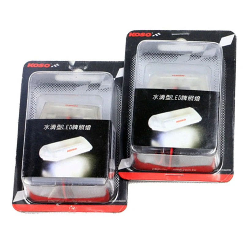 Универсальный держатель номерного знака для мотоцикла KOSO светодиодный фонарь