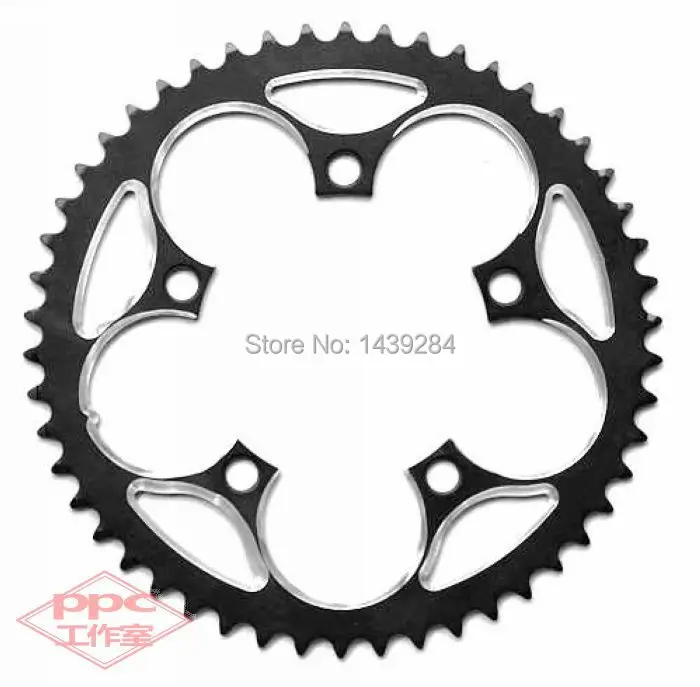 Vitesse Сверхлегкий алюминиевый 110BCD 39 Т 44 46 48 50 53 ЧПУ chainring crankset передние звездочки