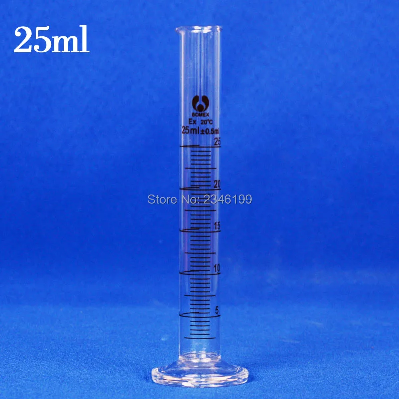 30 шт. мерный цилиндр 25 мл|25ml glass|lab supplieslaboratory glass cylinder |