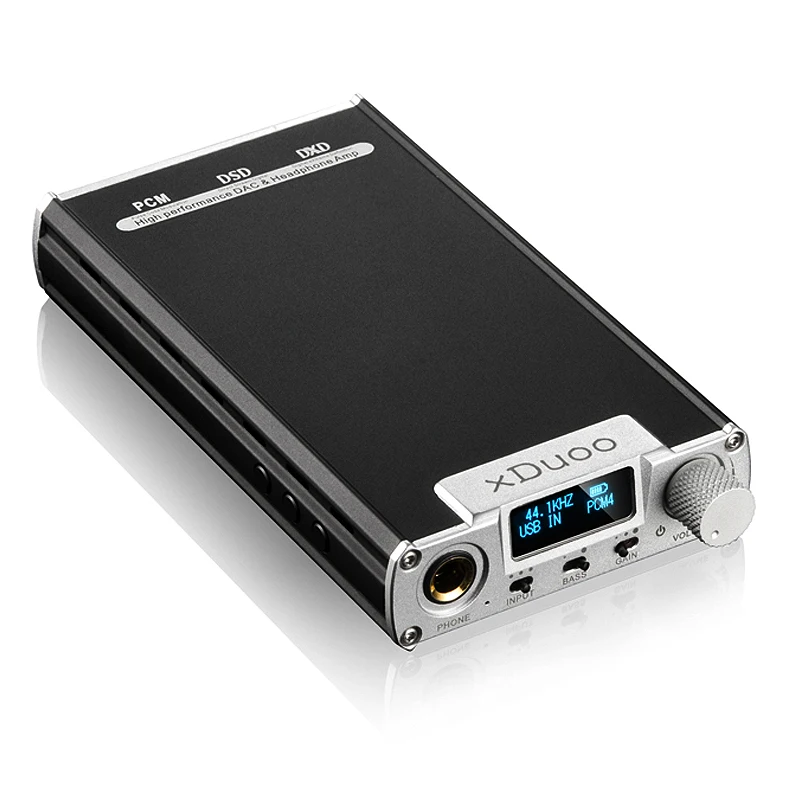 Усилитель для наушников xDuoo аудио DAC HD oled дисплей поддержка 32 бит/384 кГц PCM 256 DSD 24
