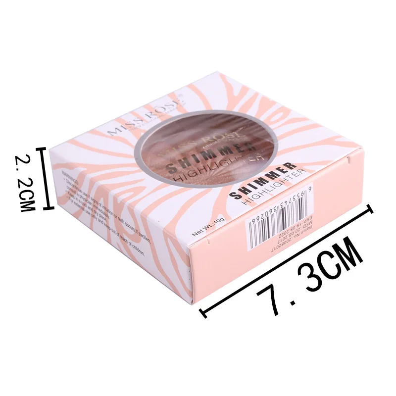 Мисс Роза хайлайтер светящийся набор макияж мерцающая пудра палитра базовый