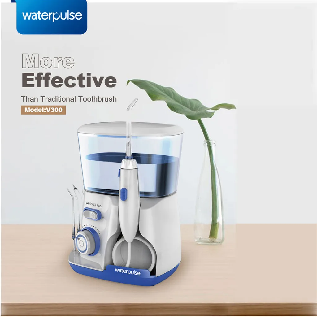 Беспроводная Вода Flosser профессиональный водонепроницаемый Стоматологический Ирригатор 10 Пульс удаление пятен зубные белые порошки удаление порошок f4.2