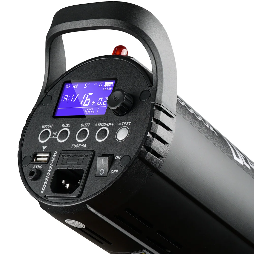 

Godox DE400II 400Ws Photo Studio Flash Light GN 76 2.4G X System 5600K Sync Cord for Wedding Portrait and Product Photography