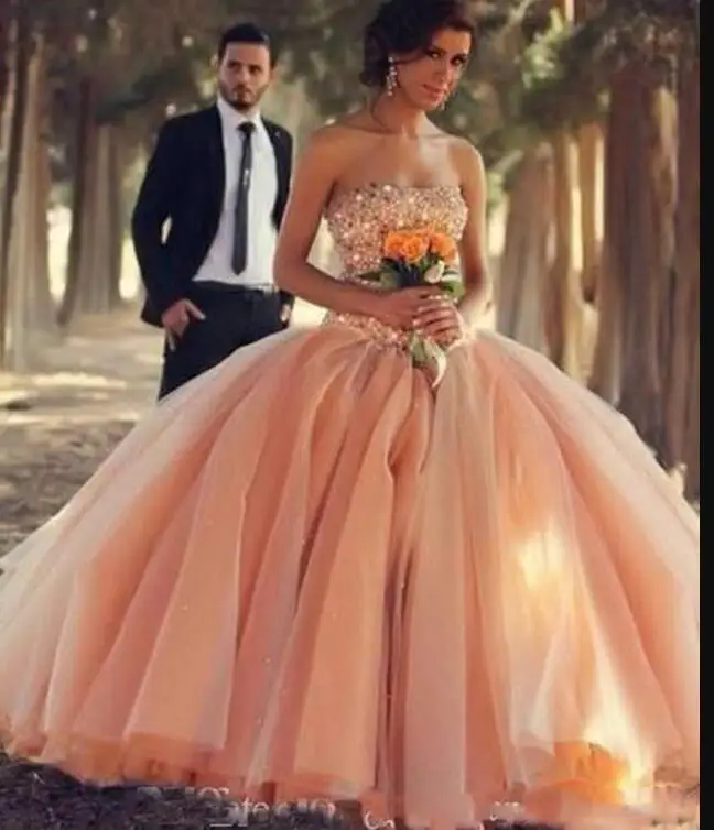 Розовые платья Quinceanera выпускное платье бальное платье бисером Vestidos De 15 Anos сладкий 16 платье дебютантка платья для 15 лет - Цвет: as pictures