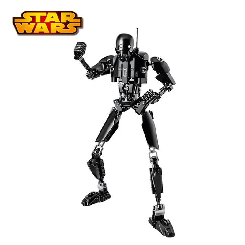 Звездная серия космическая война 8 Последний джедай Боба Фетт цифры Kylo Ren Phasma
