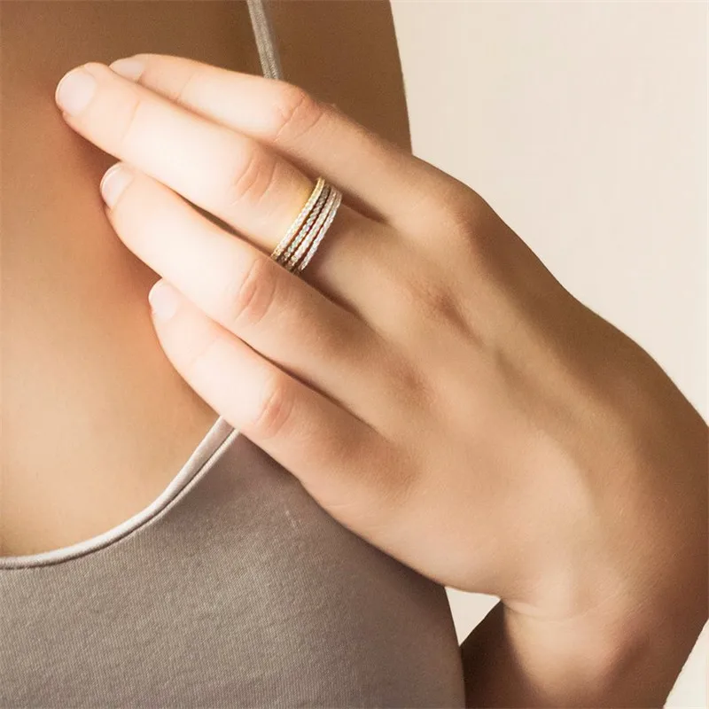 Женское Обручальное Кольцо choucong серебряное обручальное кольцо с фианитом 5А 925