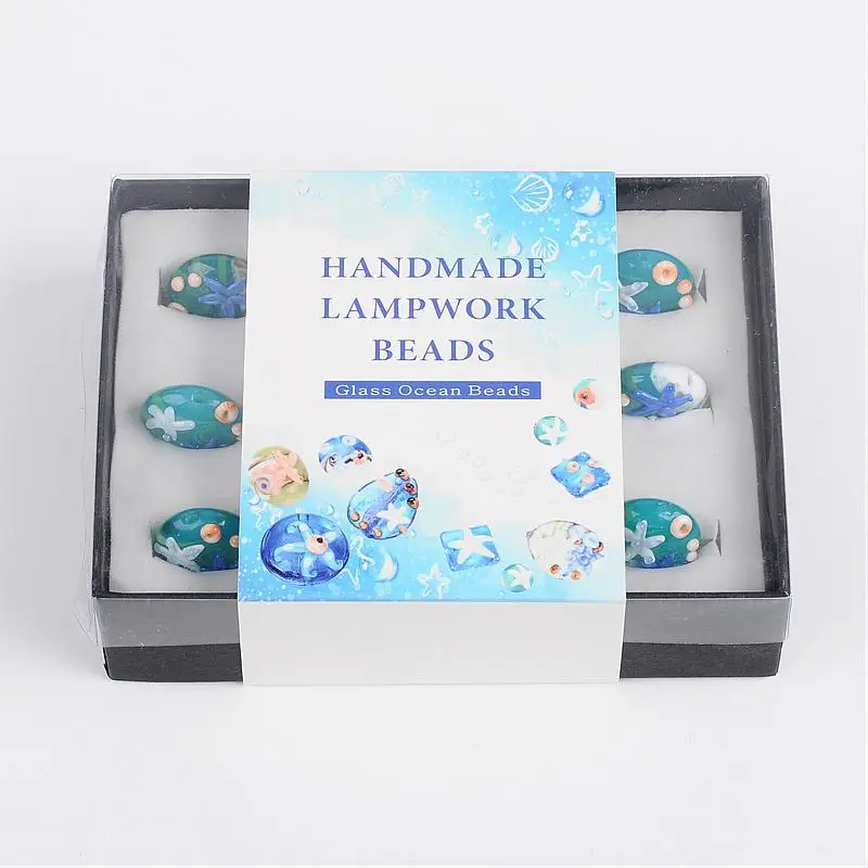 12 шт./кор. бусины-разделители ручной работы в океаническом стиле для изготовления