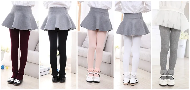 От 2 до 10 лет детские леггинсы для девочек Осенние обтягивающие штаны розовые