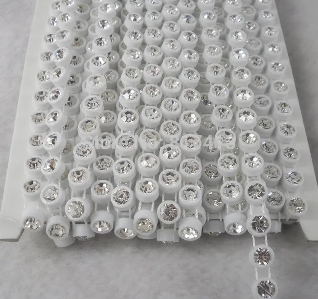 SS16 Класс прозрачное стекло АБ 4 мм стразы черные белые пластиковые украшения