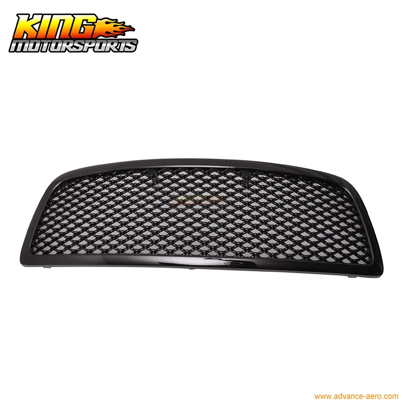 Подходит для 09 10 11 12 Dodge Ram 1500 Cab Black ABS передний капот Гриль решетку США Домашний