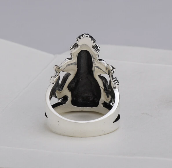 925 Стерлинговое Серебро Таиланд Слон идол мужские S925 Кольца Религиозные