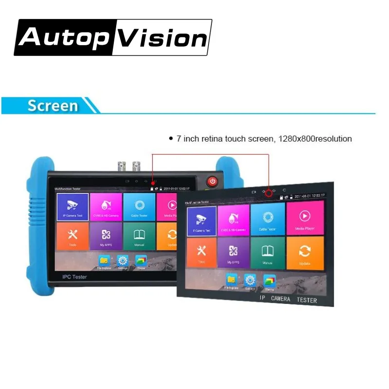 Wanglu IPC9800 Plus 4K H.265/H.264 CCTV камера тестер 8MP TVI CVI 5MP AHD SDI CVBS ip-камера Тестер монитор с TDR, мультиметр