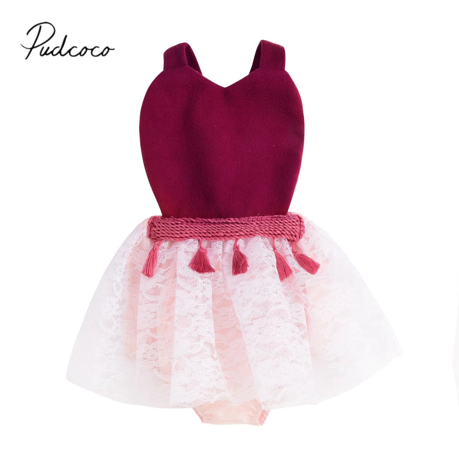 Детский кружевной сарафан без рукавов на возраст 0 24 месяца|toddler rompers girls|sleeveless
