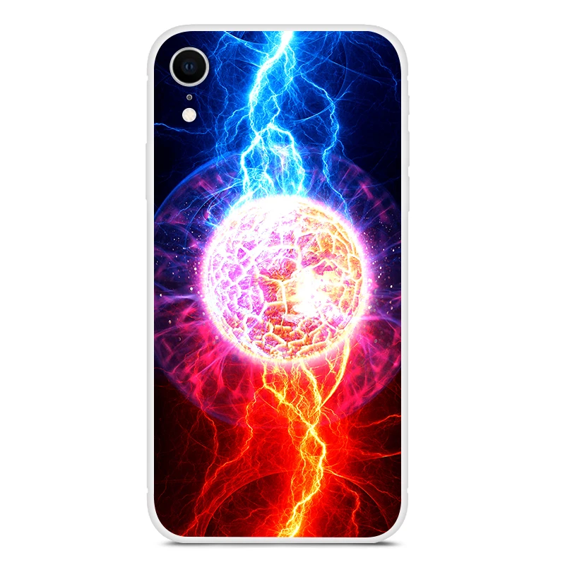 Забавный Звездный чехол для телефона iPhone XR мягкая задняя крышка из ТПУ X R