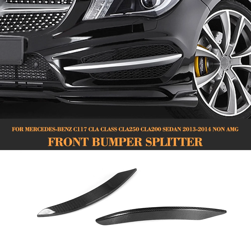 

CLA Class Carbon Fiber front lamp decorations molding trim for Mercedes Benz C117 CLA250 CLA200 Sedan 2013 2014 2PCS