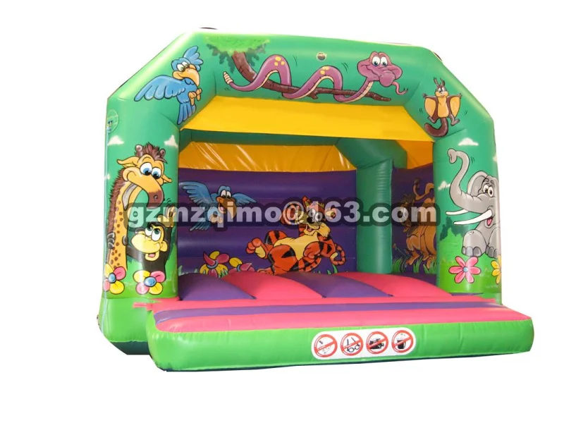 

2017 new arrival Child inflatable bouncer kids toy air trampoline bounce house sport castle funny playground without water bag