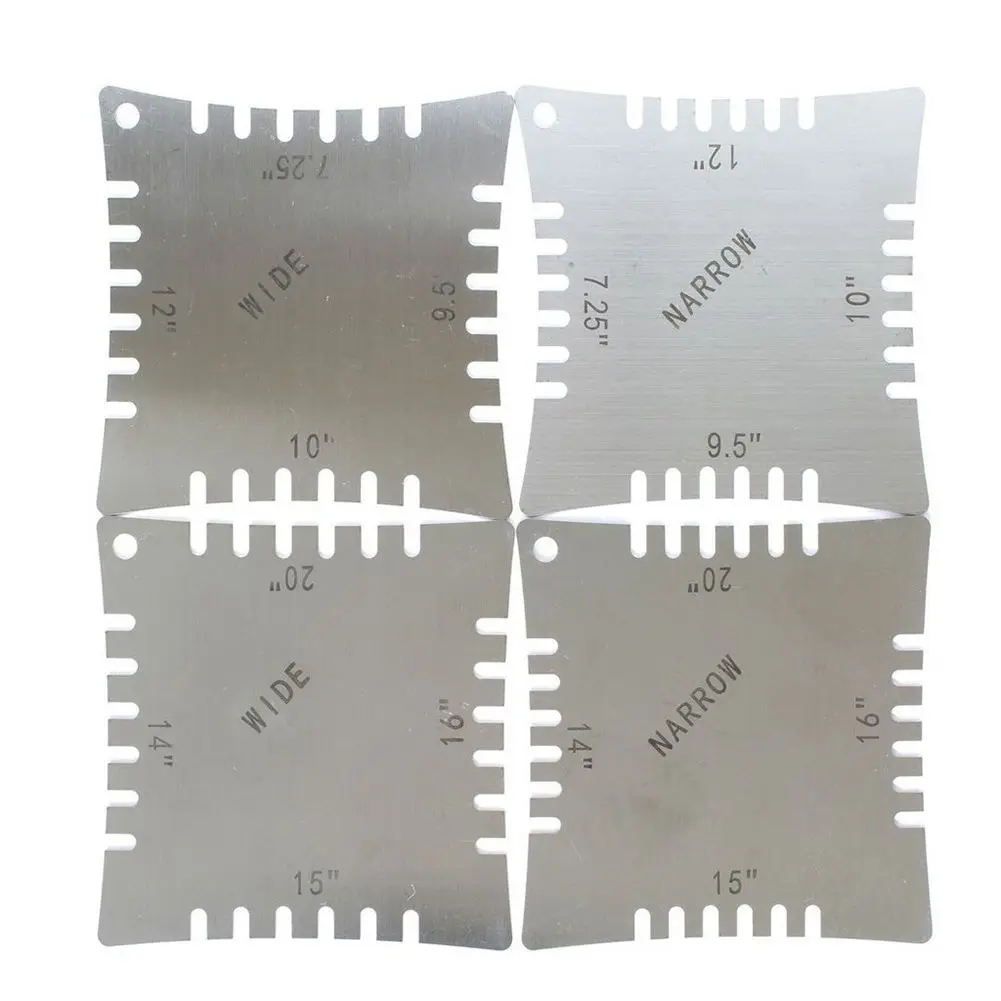 Горячая гитара зубчатый радиус датчиков для измерения пальца пакет из 4 шт | Спорт