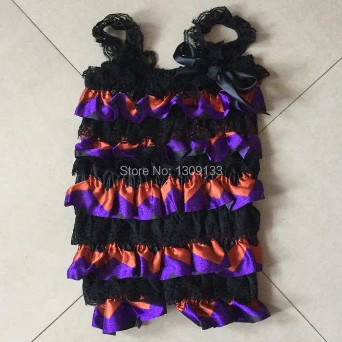 Кружевной комбинезон на Хэллоуин для маленьких девочек наряд оранжевый