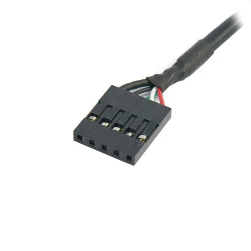 25 см USB 2 0 B гнездо принтера Панель Крепление на шаг 54 мм 5pin корпус PCB Материнская