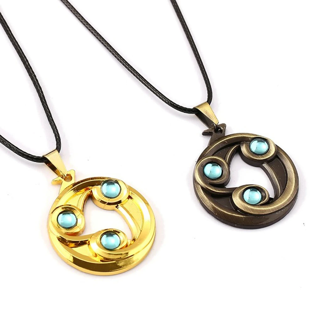

Filmore Jewelry DOTA2 Choker Necklace Talisman Of Evasion Pendant Keychain Men Women Gift Game Accessories