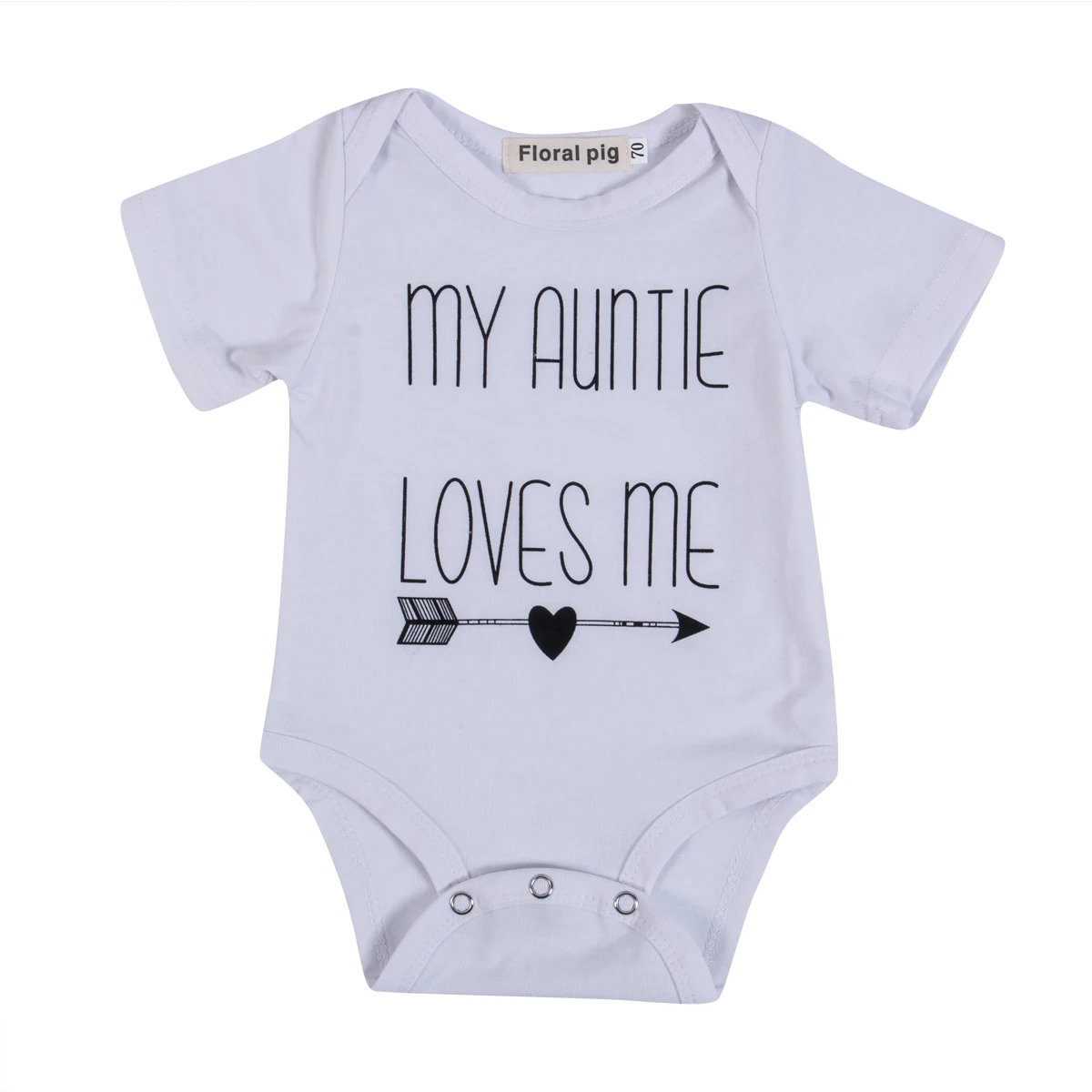 Боди My Auntie Love Me для маленьких мальчиков и девочек наряды комбинезон хлопковая