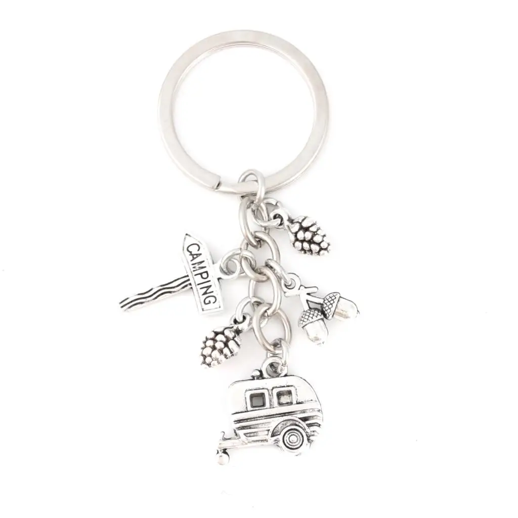 1 шт. вертолет Кемпинг Guidepost брелок самолет сосновый конус подвесной тема