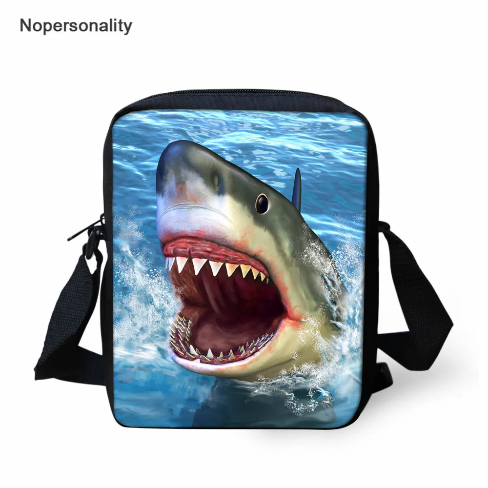 

Сумка-мессенджер Nopersonality Shark для детей, брендовые дизайнерские женские мини-сумки-мессенджеры, маленькие школьные портфели через плечо для ...