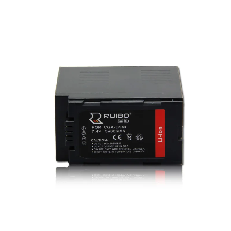 5400 мАч для фотоаппарата Panasonic Φ D54D CGR-D54S FC100MC MDH2 7 4 V Аккумулятор видеокамеры |