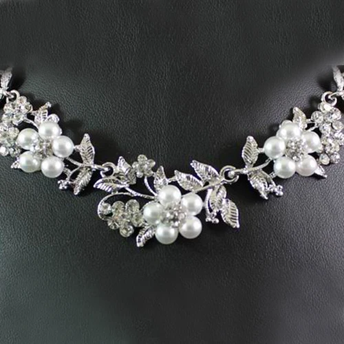 Bluelans австрийский горный хрусталь кристалл ожерелье серьги Свадебный Цветочный