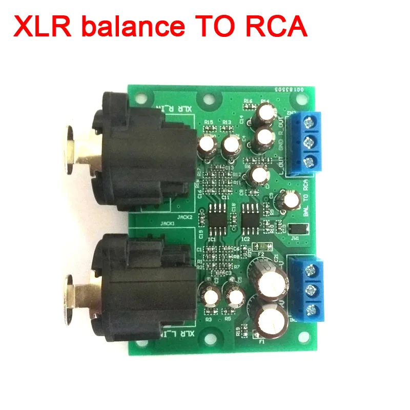 Dyкб стерео XLR равновесные наушники вход преобразования в RCA аудио выход - Цвет: Version 1