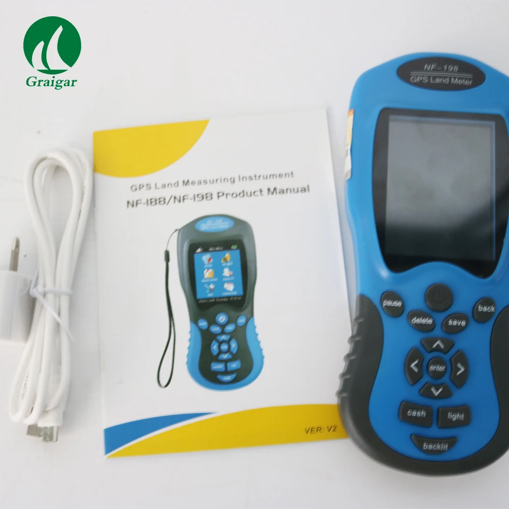 Оригинальный Noyafa NF-198 цифровой GPS измеритель земли инструмент геологической