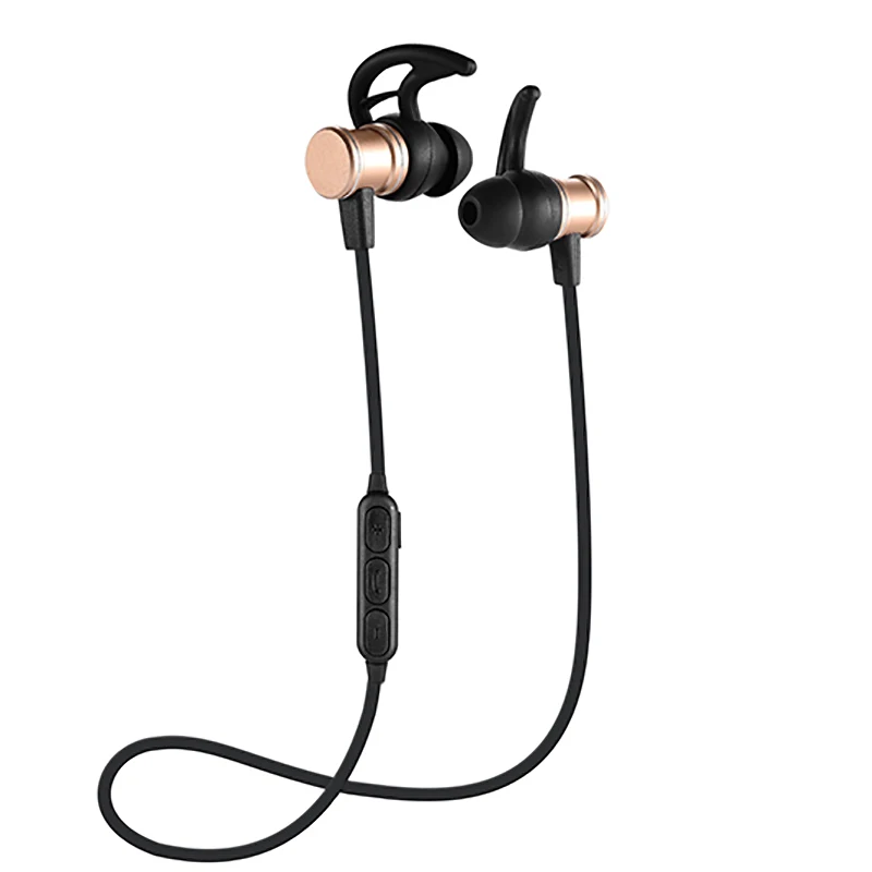 Bluetooth гарнитура Металлическая магнитная с шумоподавлением и голосовыми